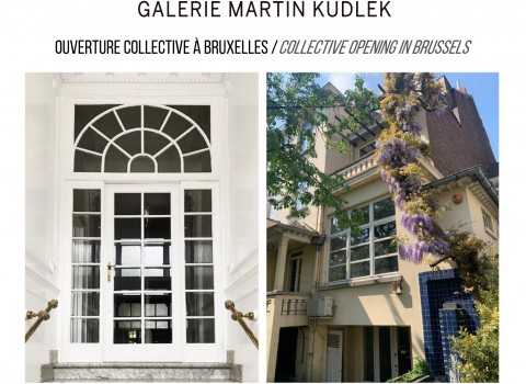 WORK @ OPENING SHOW COLLECTIVE 'GALERIE MARTIN KUDLEK - PATRICK HEIDE - ERIC MOUCHET'  IN BXL