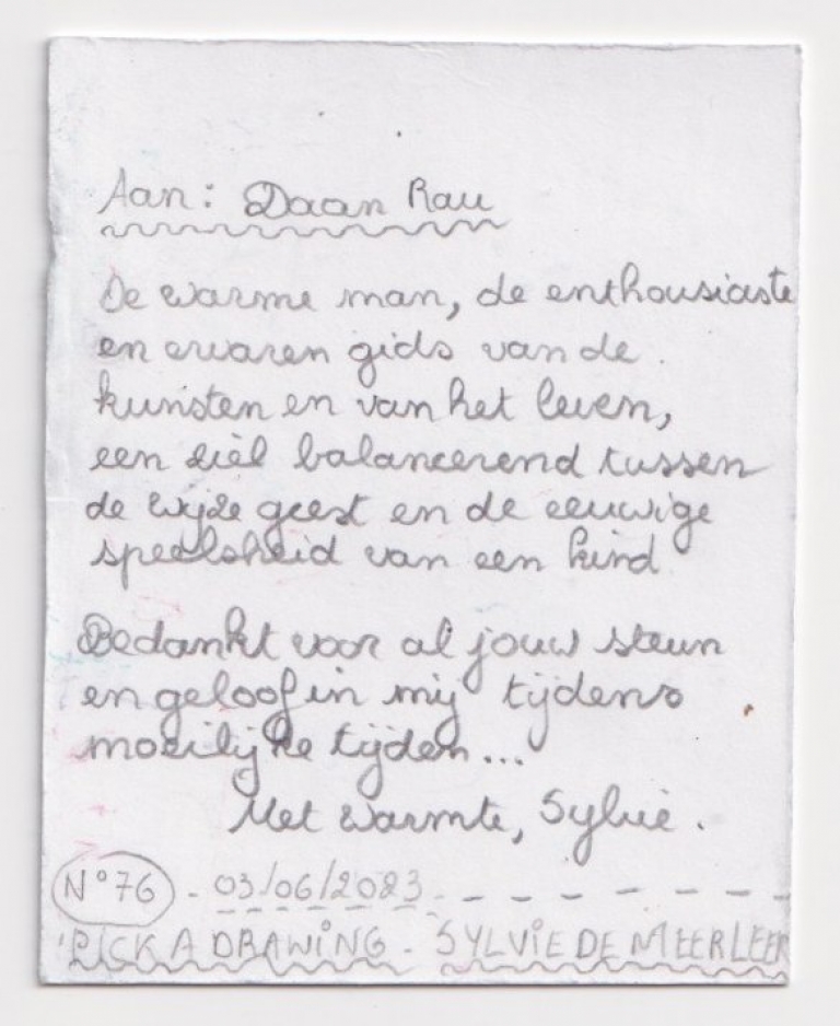 'Pick a Color!' - Prelude: N°76 (back) - to Daan Rau